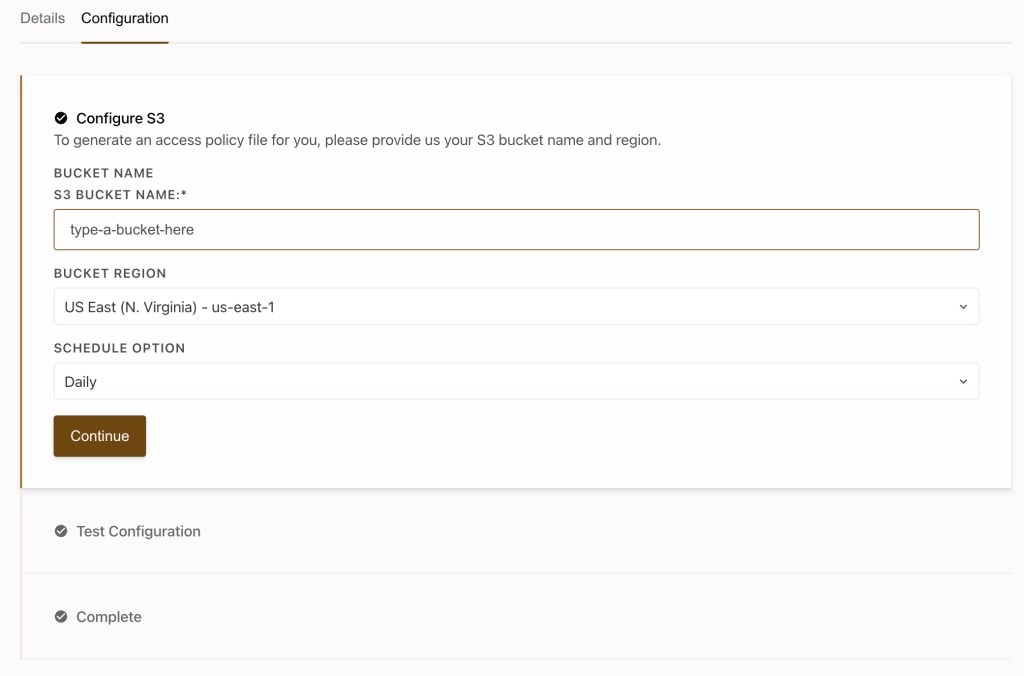 Configure backup shipping page view in the VIP Dashboard